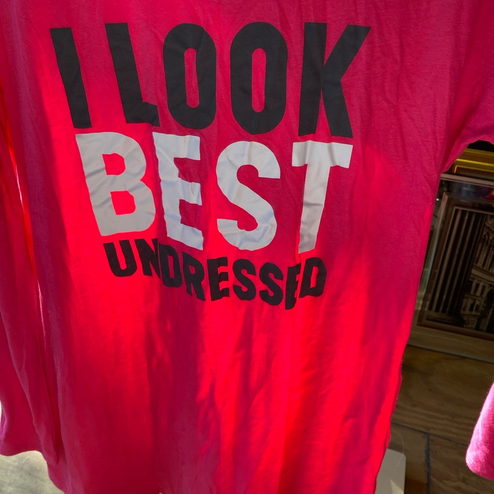 Very pretty and sweet Victoria’s Secret Long Sleeve Oversized T-shirt Sleeper